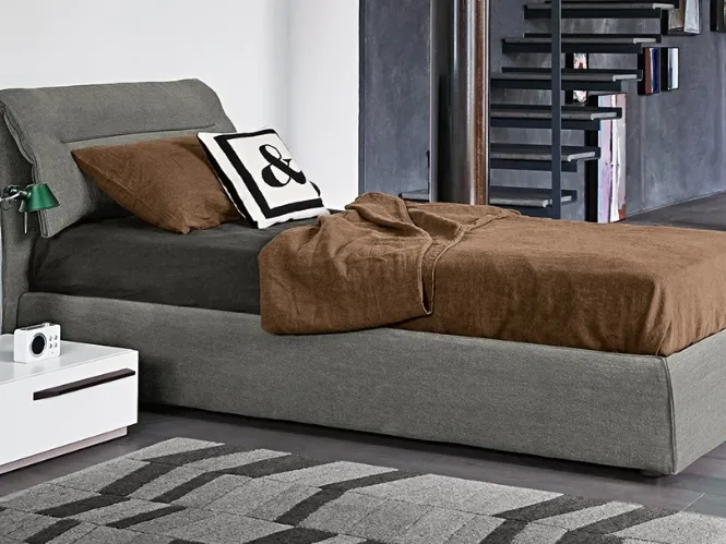 Letto singolo con box contenitore Campo di Bonaldo