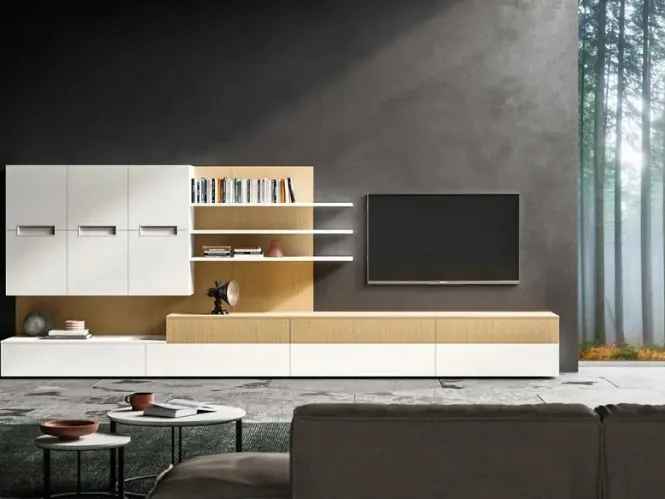 Parete Attrezzata Living T04 2023 di Gentili Cucine