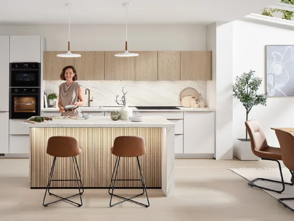 Cucina Moderna con isola Softline 509 di Nobilia