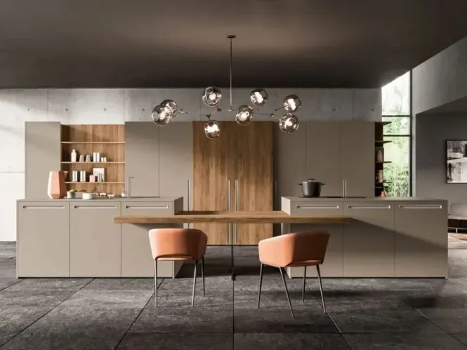 Cucina Moderna con isola Time 01 2023 di Gentili Cucine