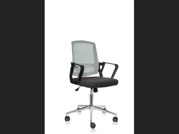 Sedia operativa 15 con schienale in tessuto traspirante e sedile imbottito di Colombini Office